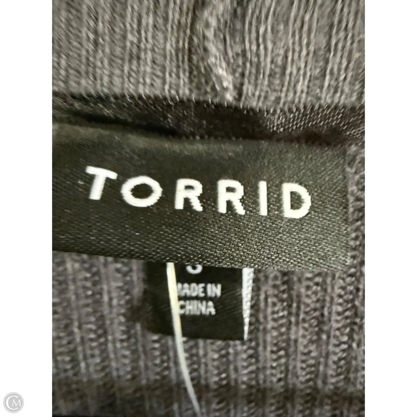 Sweater Cardigan By Torrid In Grey, Size: 3x