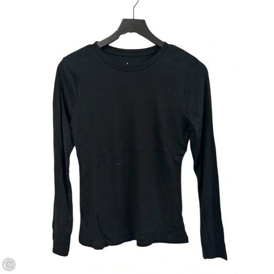 Top Long Sleeve Basic By A New Day In Black, Size: S