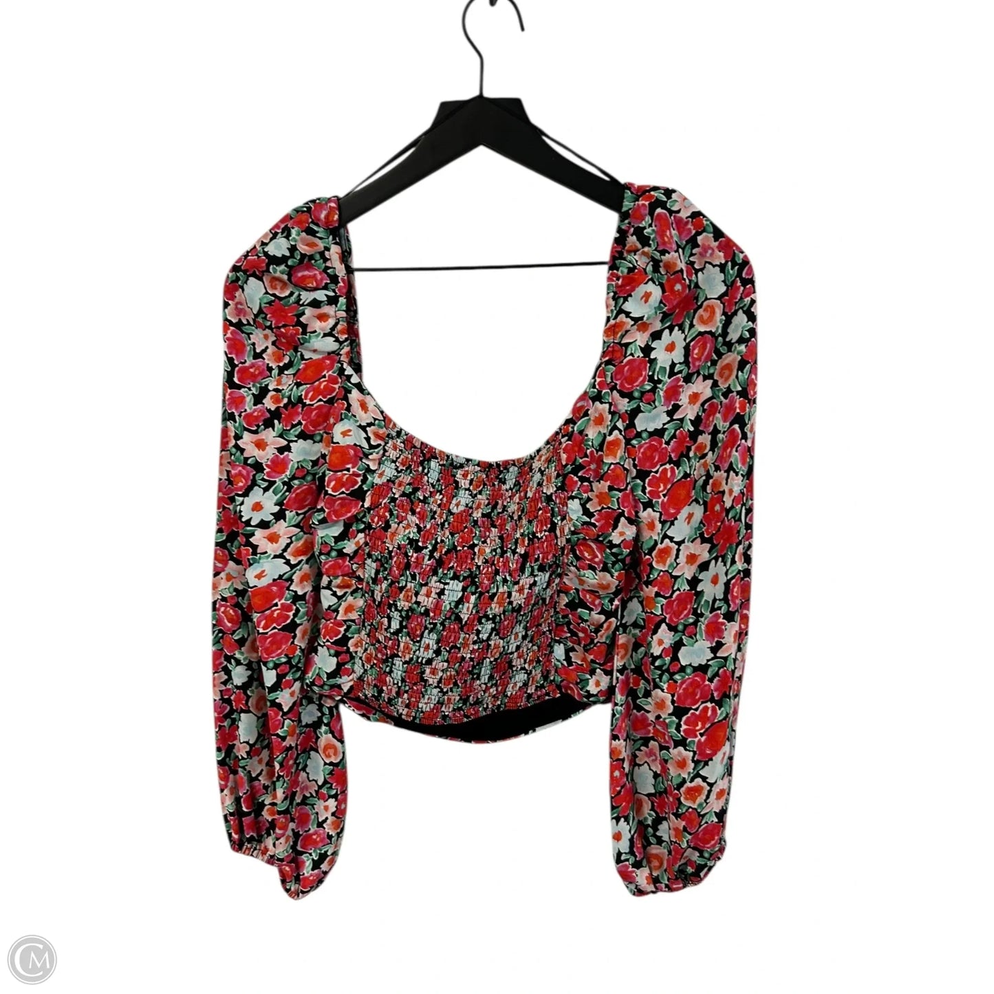 Top Long Sleeve By Astr In Floral Print, Size: M
