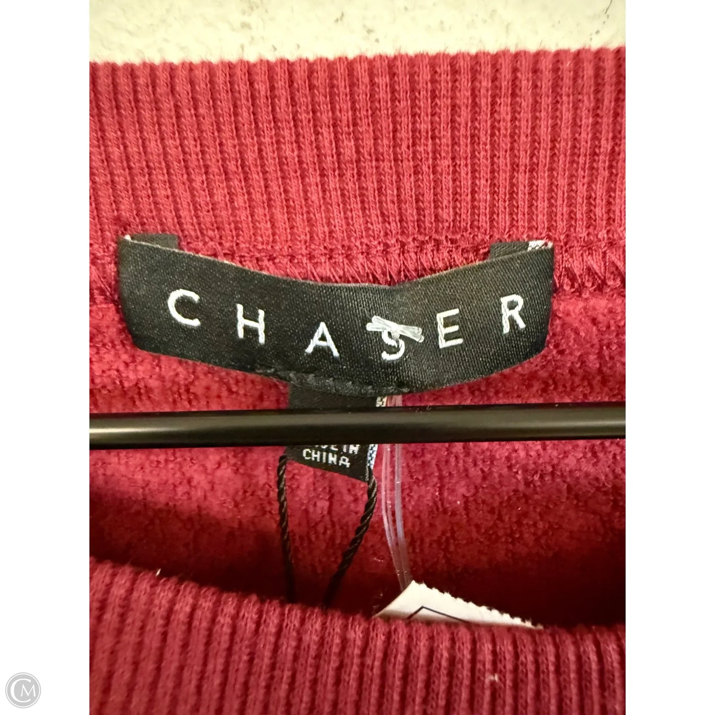 Sweatshirt Crewneck By Chaser In Red, Size: L