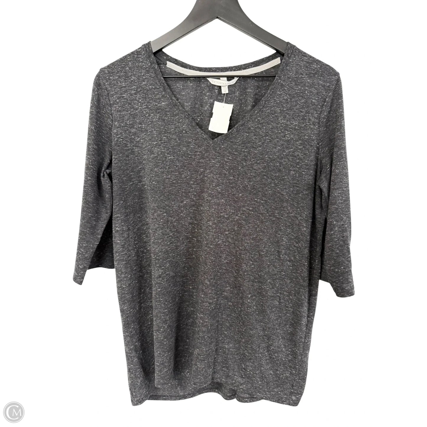 Top Short Sleeve Basic By Victorias Secret In Grey, Size: S