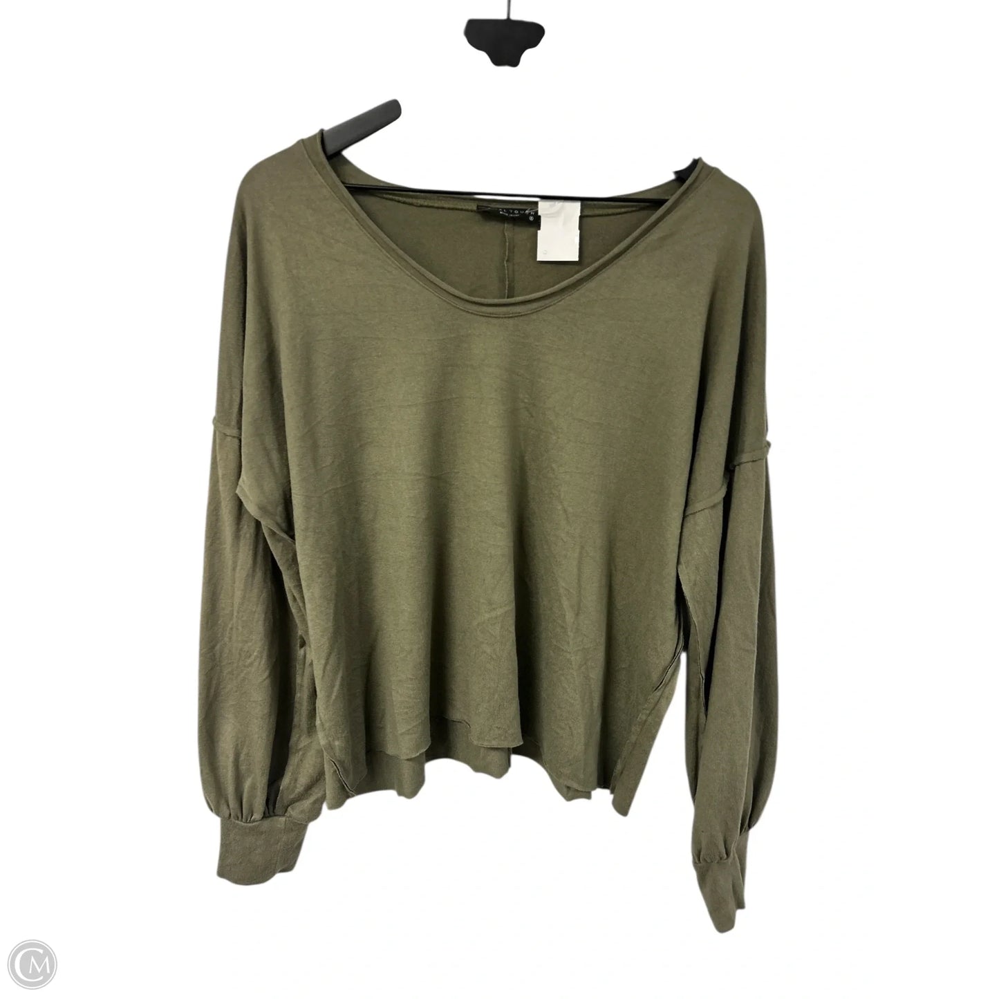 Top Long Sleeve Basic By Final Touch In Green, Size: S