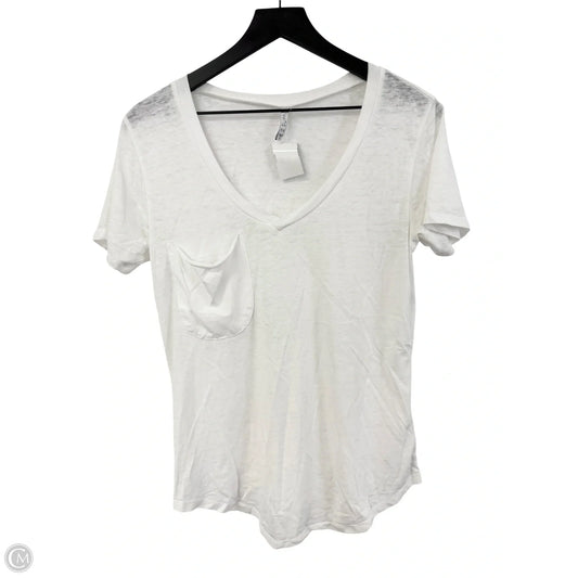 Top Short Sleeve Basic By Z Supply In White, Size: S