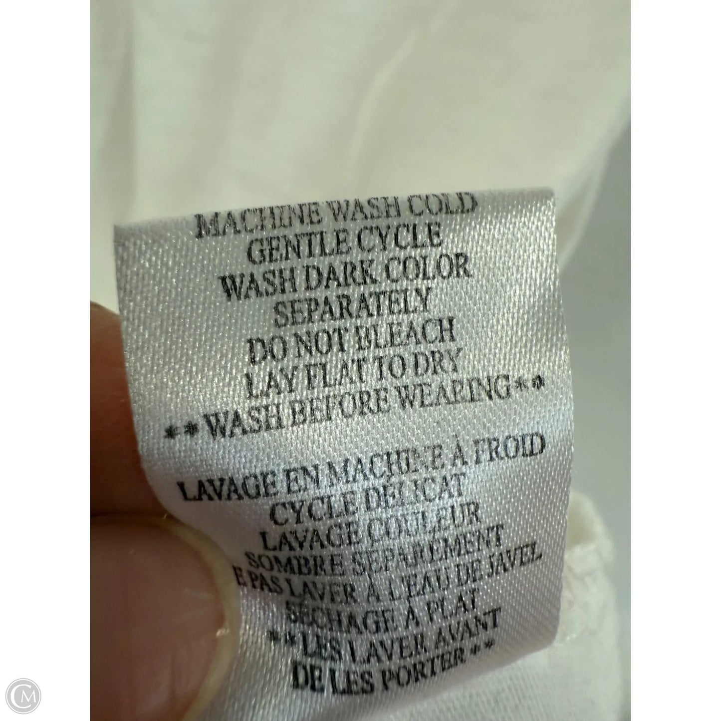 Top Short Sleeve Basic By Z Supply In White, Size: S