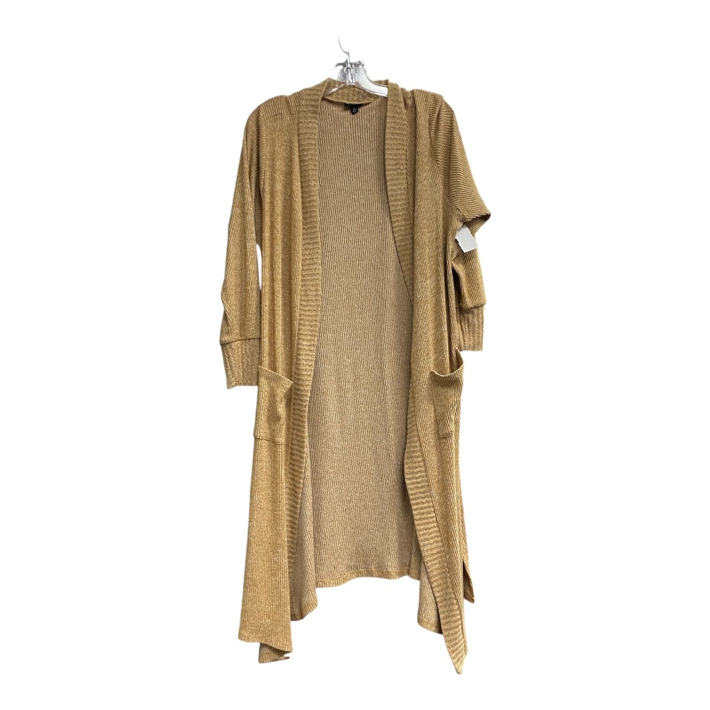 Sweater Cardigan By Torrid In Tan, Size:1X