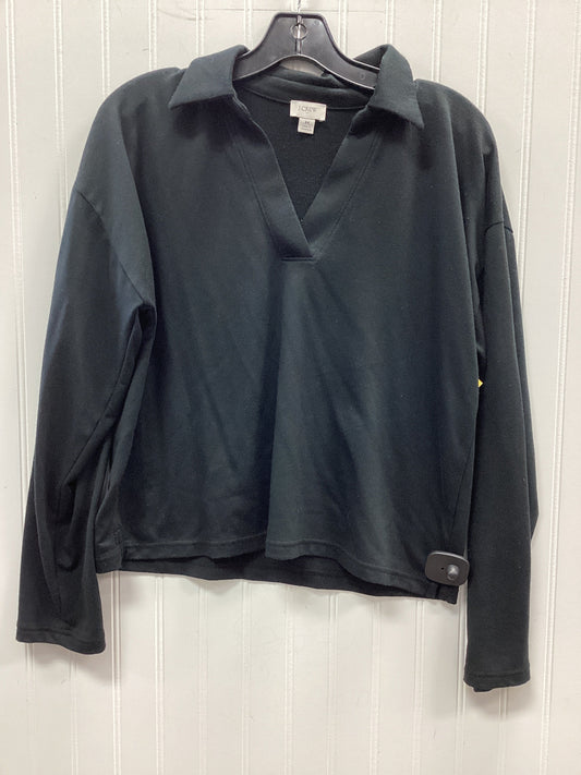 Top Ls By J. Crew In Black, Size:M