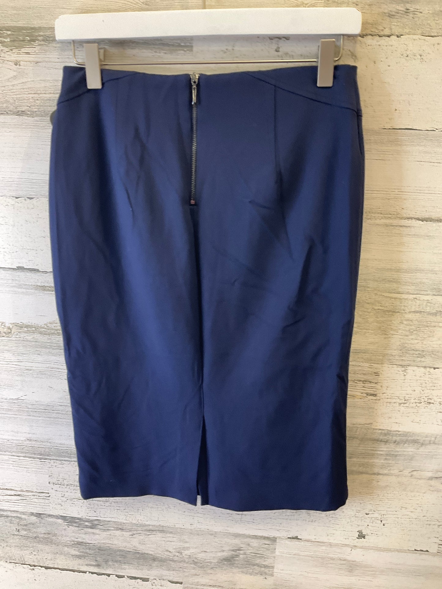 Navy Skirt Midi White House Black Market, Size 2
