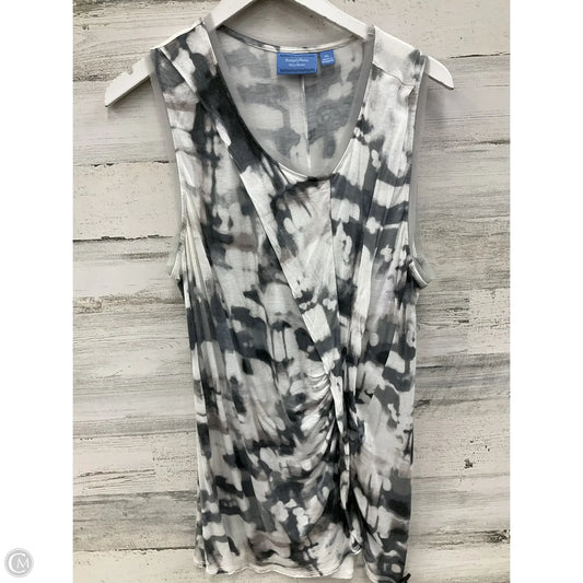 Top Sleeveless By Simply Vera In Ivory, Size: Xl