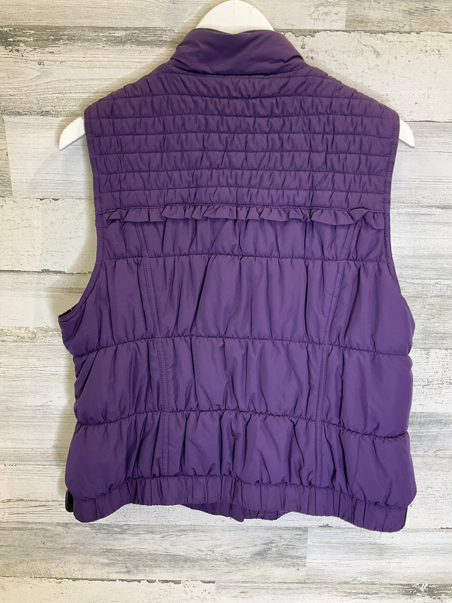 Purple Vest Puffer & Quilted Cj Banks, Size Xl