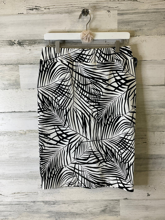 Skirt Midi By Jules & Leopold In Black & White, Size: 6