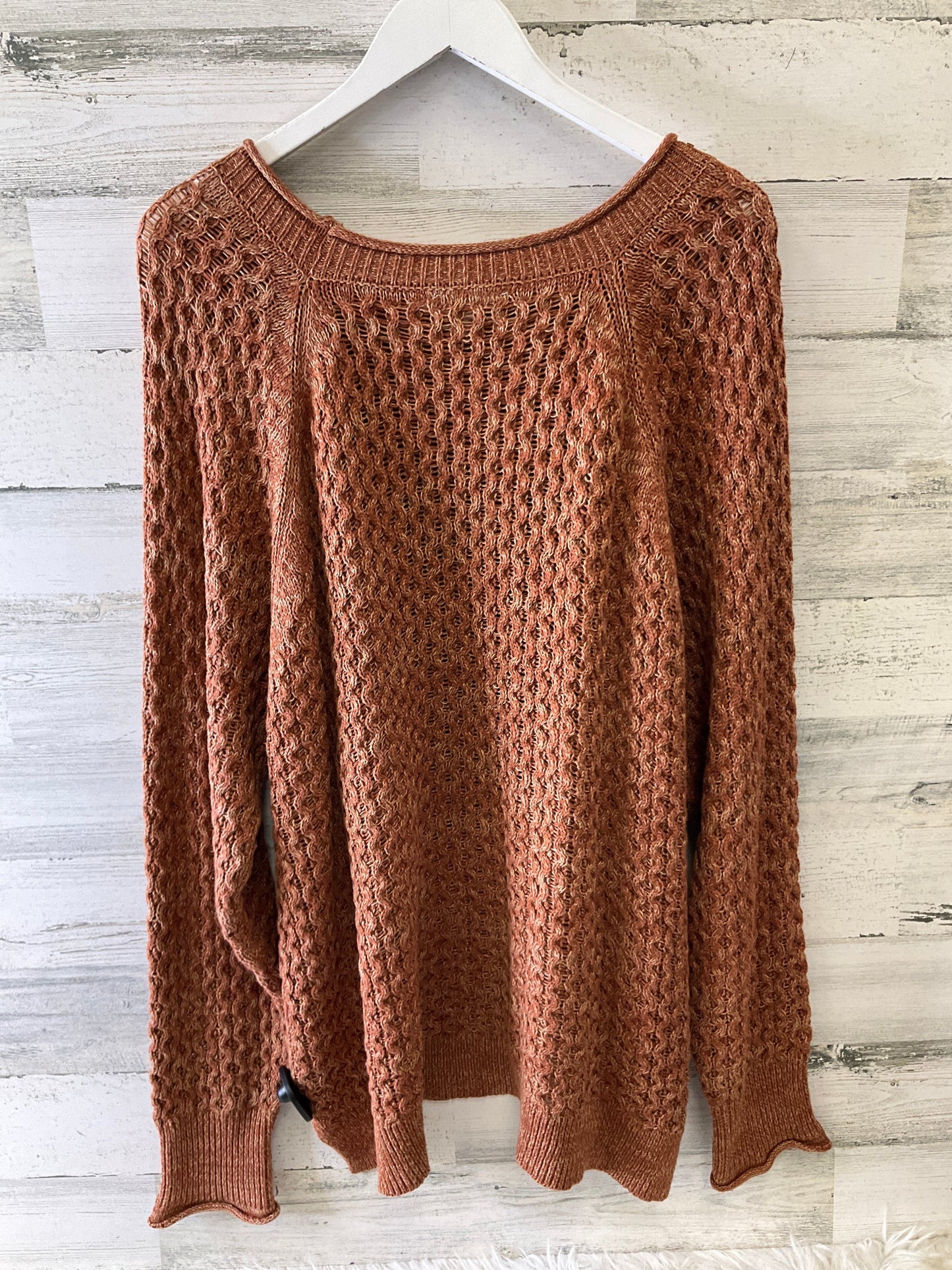 Sweater By Time And Tru In Brown, Size: 3x