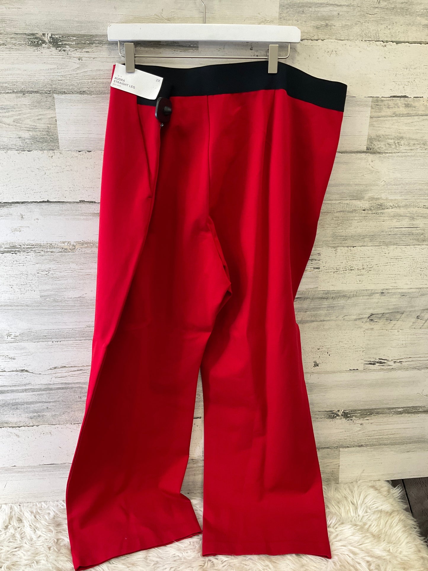 Pants Wide Leg By Liz Claiborne In Red, Size: 22