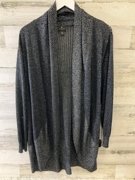 Cardigan By Worthington In Black & Silver, Size: 1x