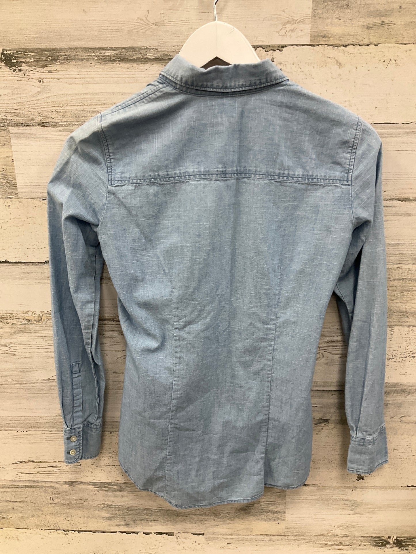 Top Long Sleeve By J. Crew In Blue, Size: Xs