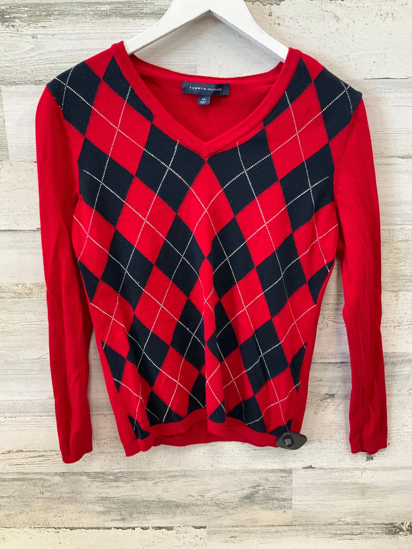 Sweater By Tommy Hilfiger In Red, Size: Sp