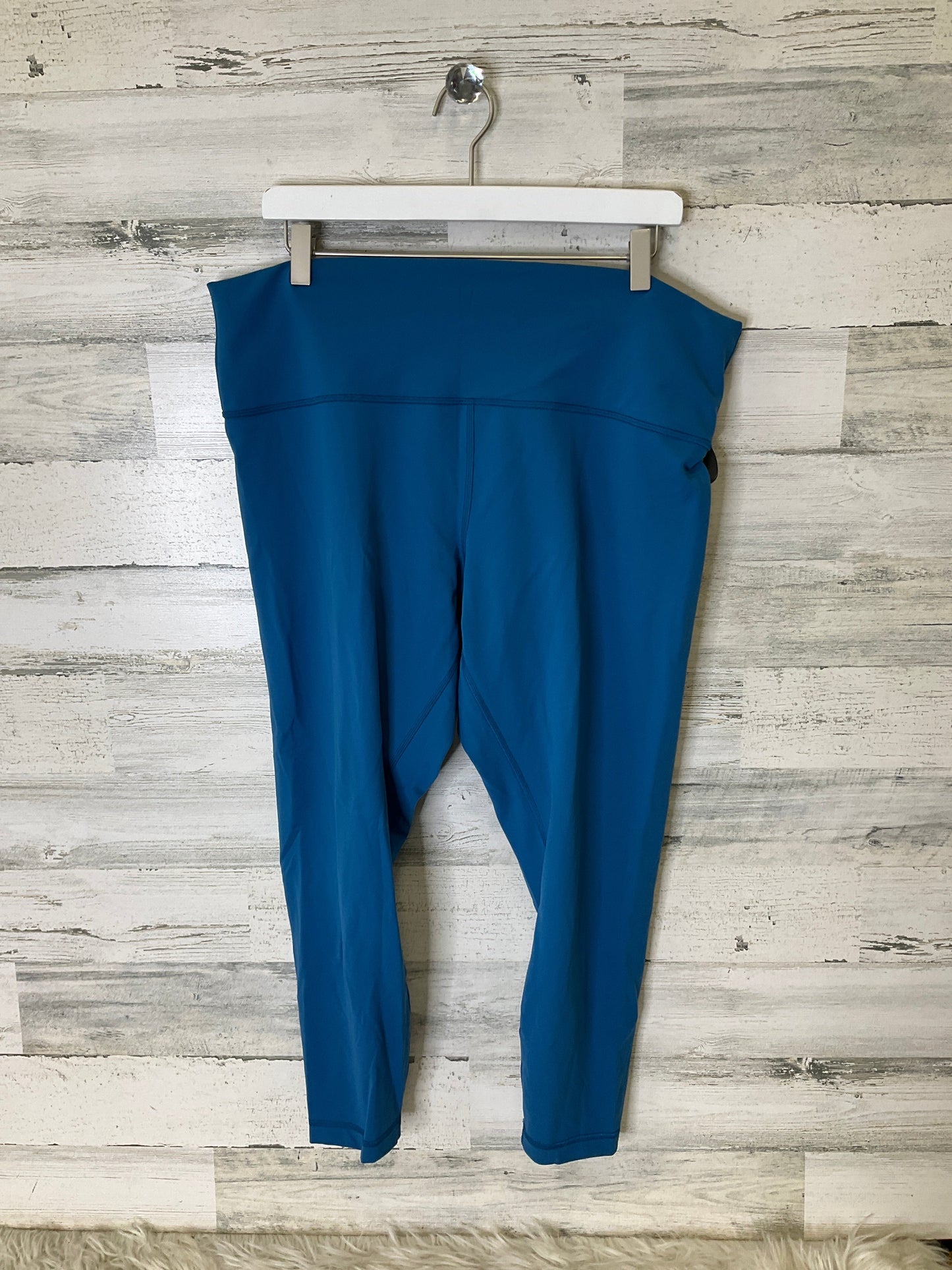 Athletic Leggings Capris By Lululemon In Blue, Size: 2x