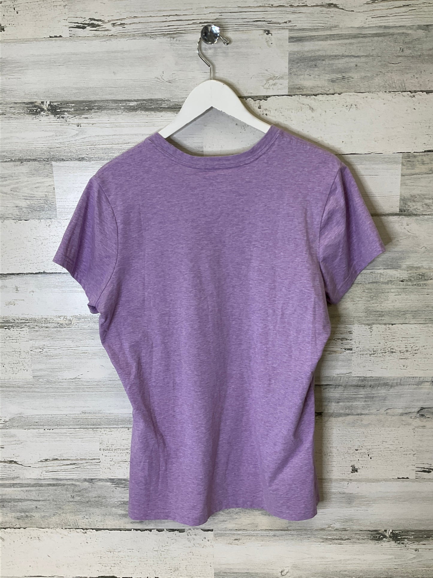 Athletic Top Short Sleeve By Nike Apparel In Purple, Size: Xl