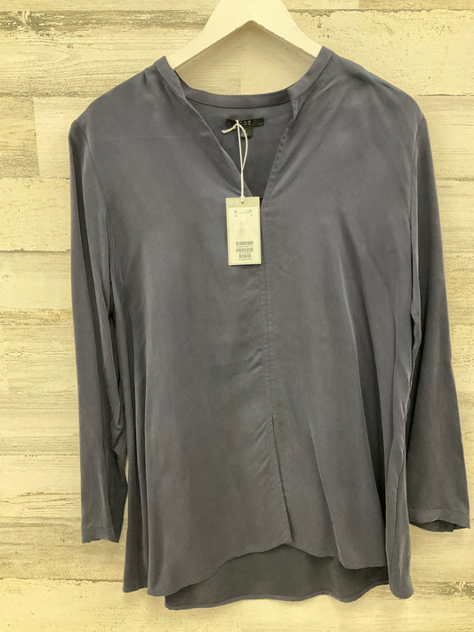 Blouse Long Sleeve By Cos In Grey, Size: M