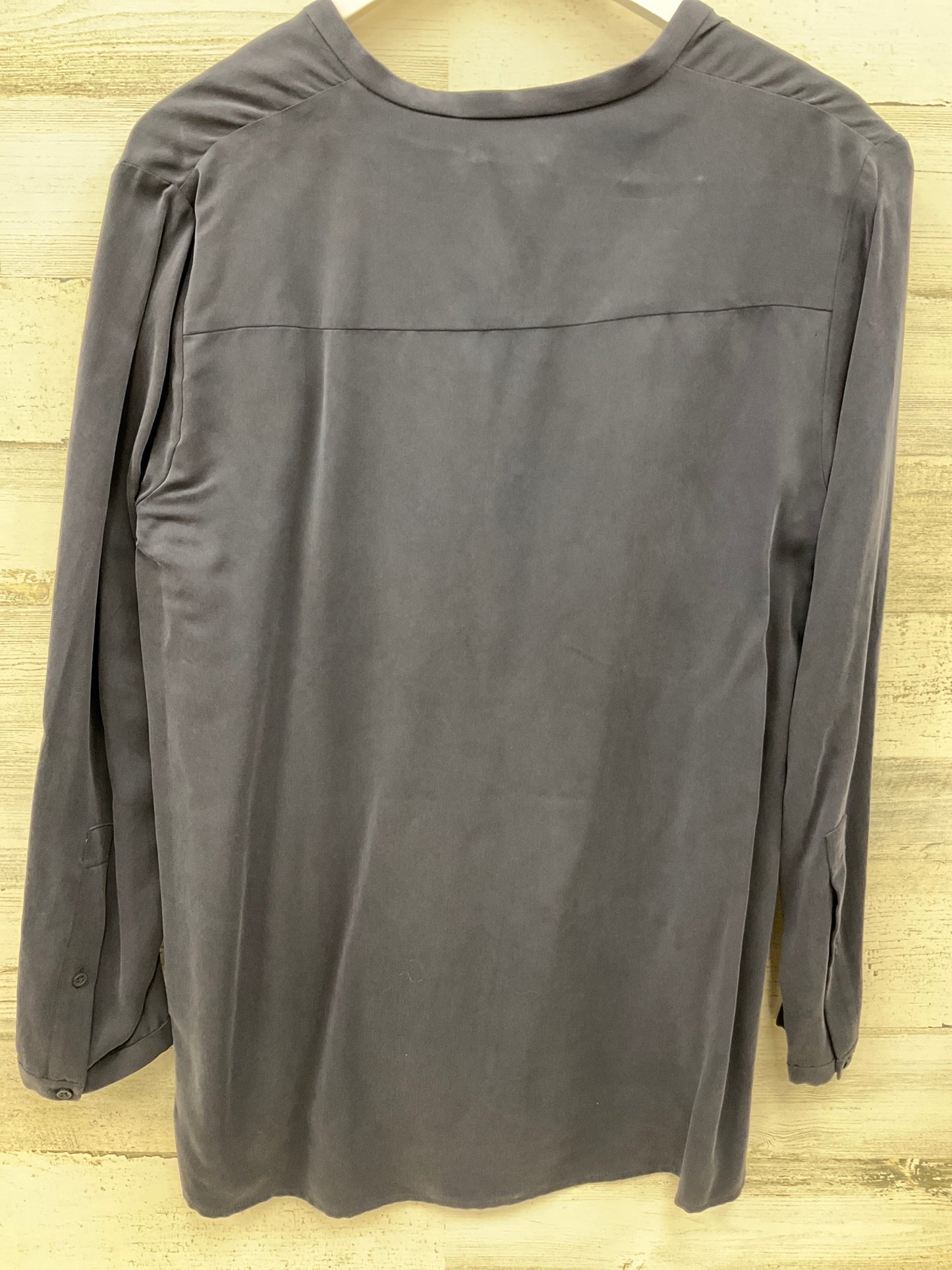 Blouse Long Sleeve By Cos In Grey, Size: M