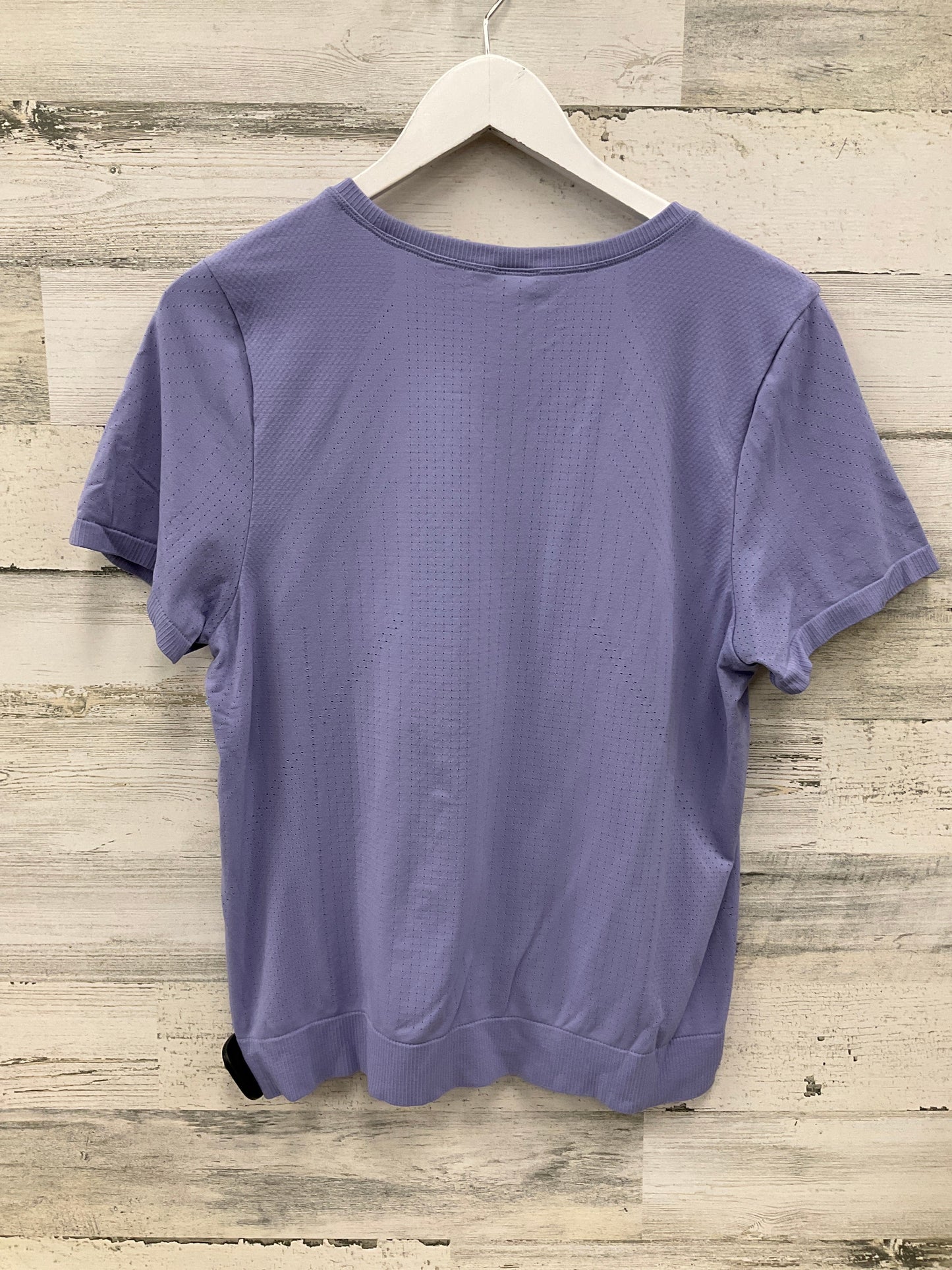 Athletic Top Short Sleeve By Athleta In Purple, Size: Xl