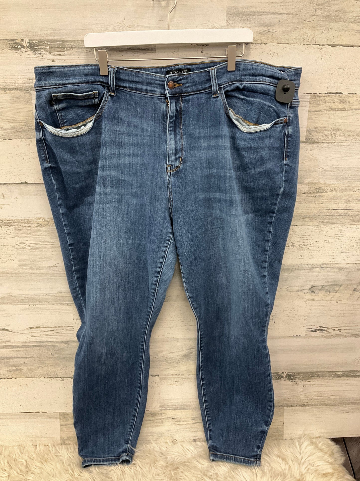 Jeans Skinny By Judy Blue In Blue Denim, Size: 24