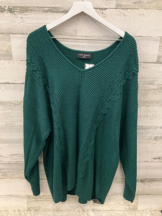 Sweater By Lane Bryant In Green, Size: 4x