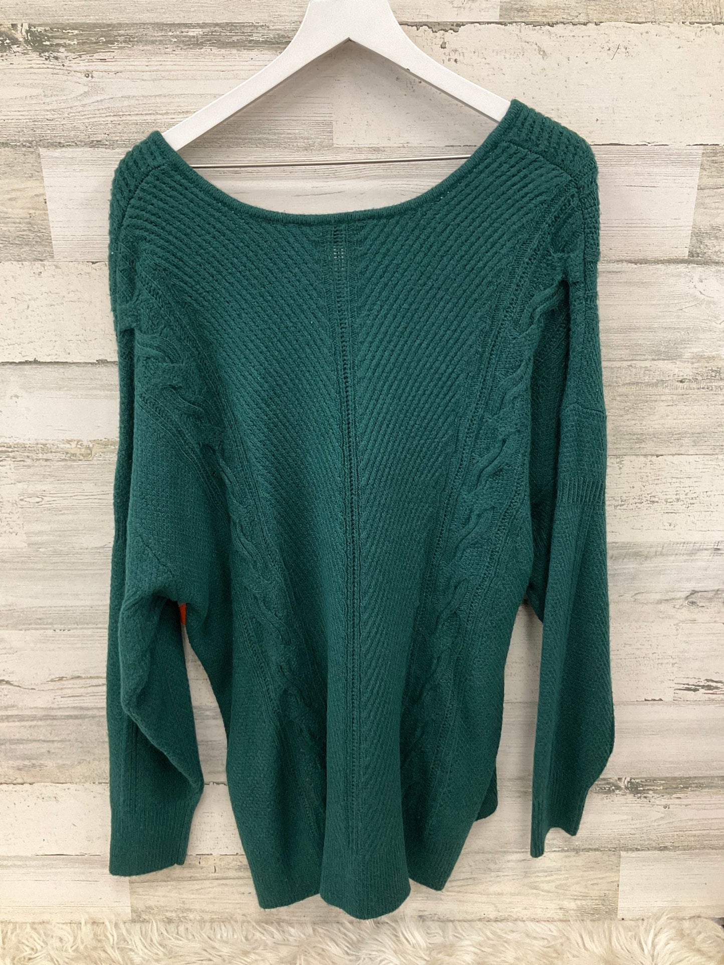 Sweater By Lane Bryant In Green, Size: 4x