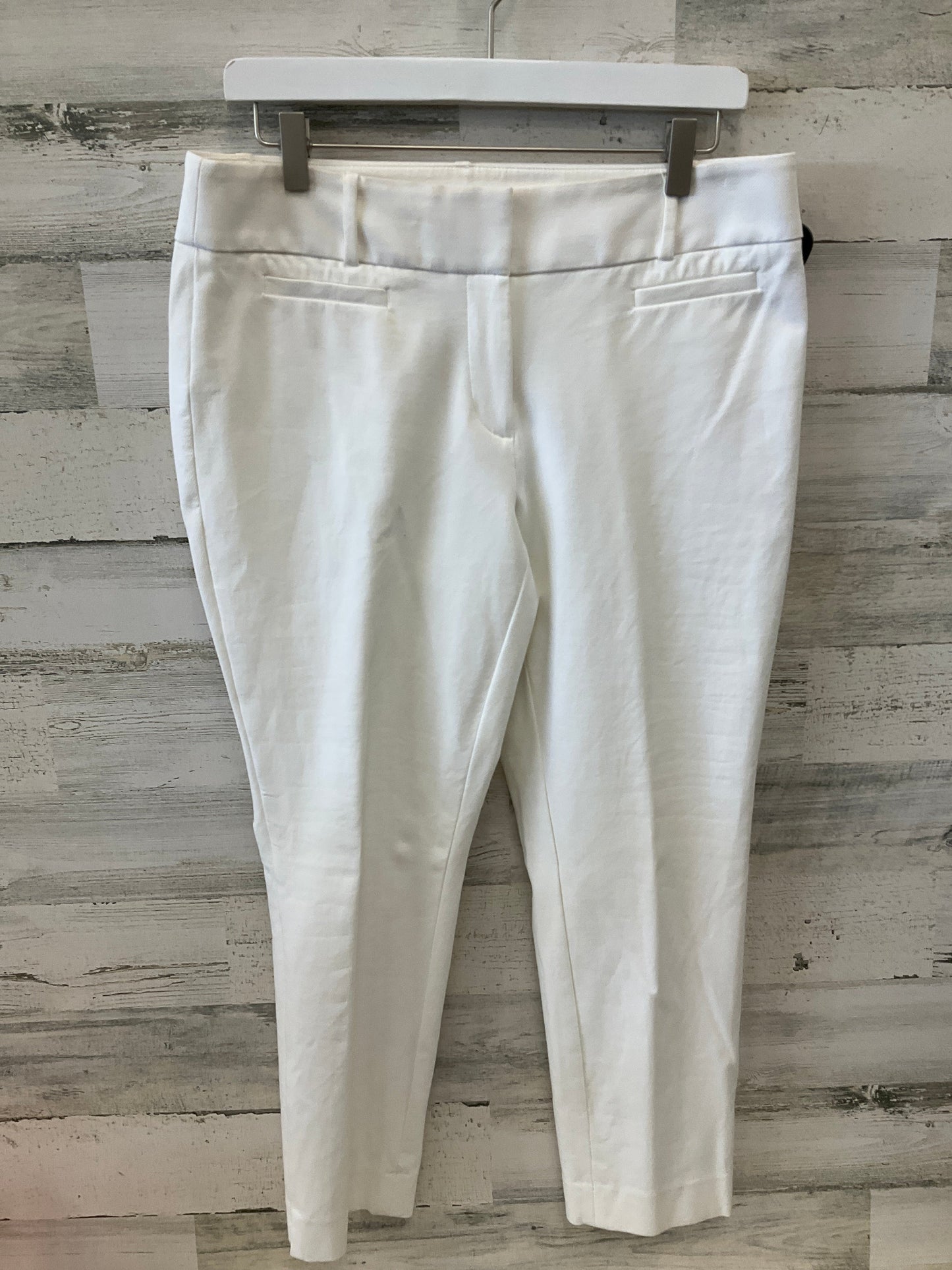 Pants Cropped By Loft In White, Size: 8