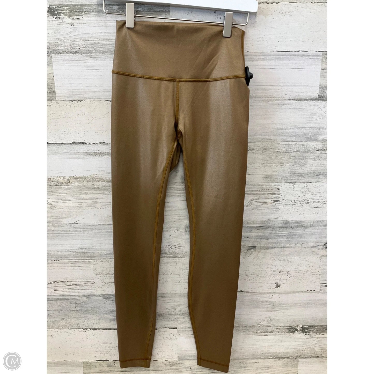 Athletic Leggings By Lululemon In Gold, Size: S