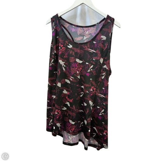 Athletic Tank Top By Livi Active In Purple, Size: 3x