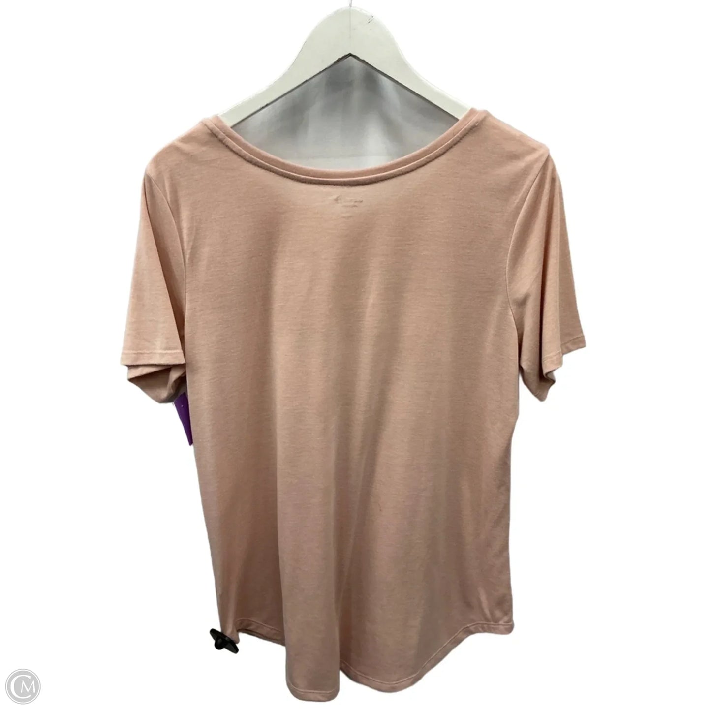 Athletic Top Short Sleeve By Old Navy In Pink, Size: L