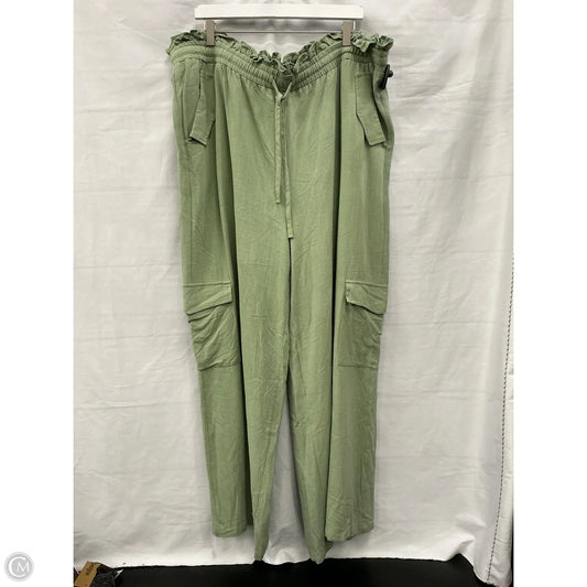 Pants Wide Leg By White Birch In Green, Size: 24