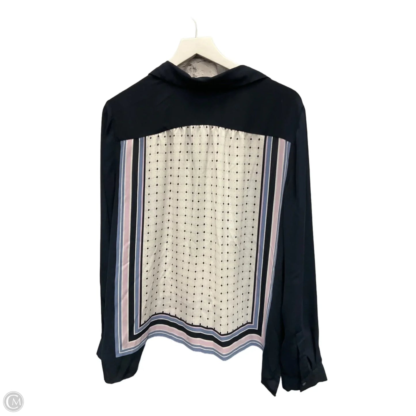 Top Long Sleeve By Loft In Navy, Size: L