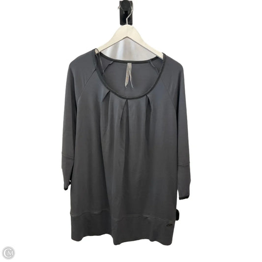 Tunic Long Sleeve By Melissa Mccarthy In Grey, Size: M