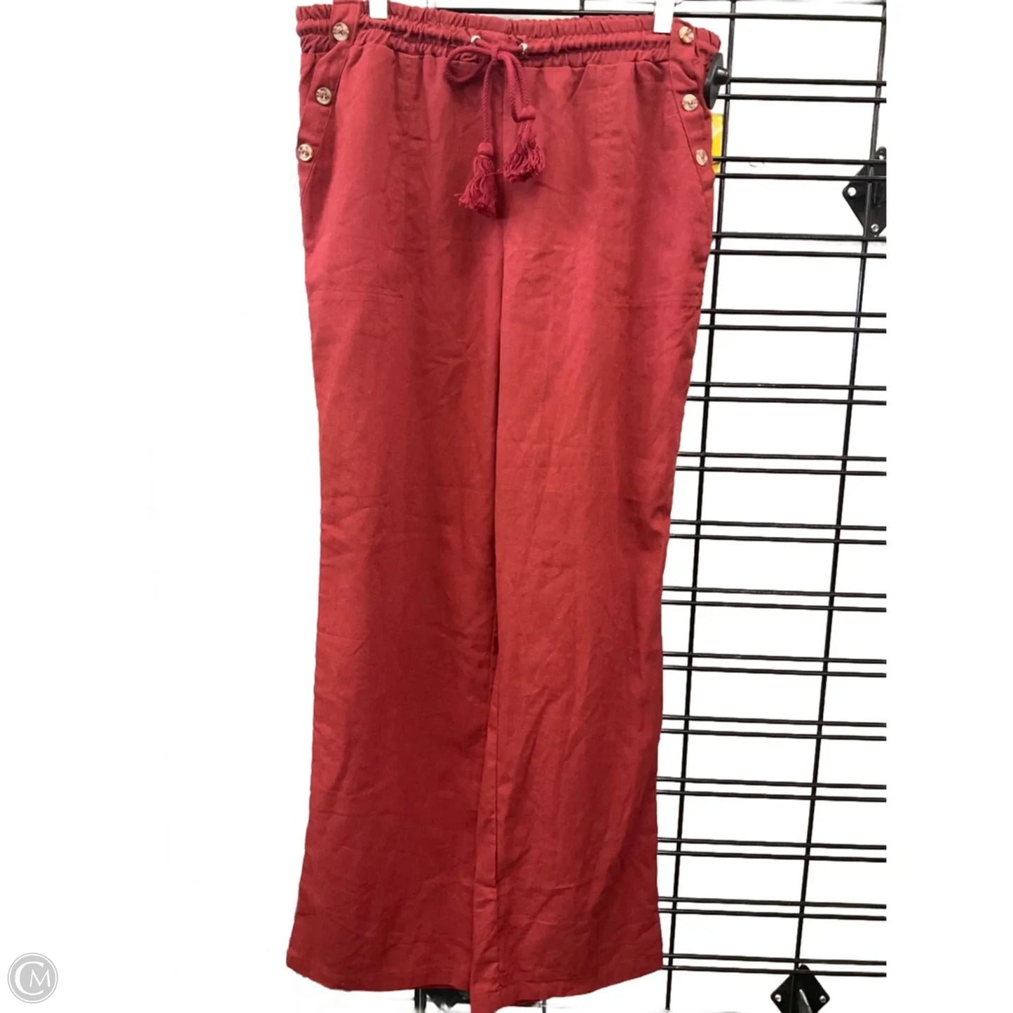 Pants Wide Leg By Clothes Mentor In Red, Size: 12