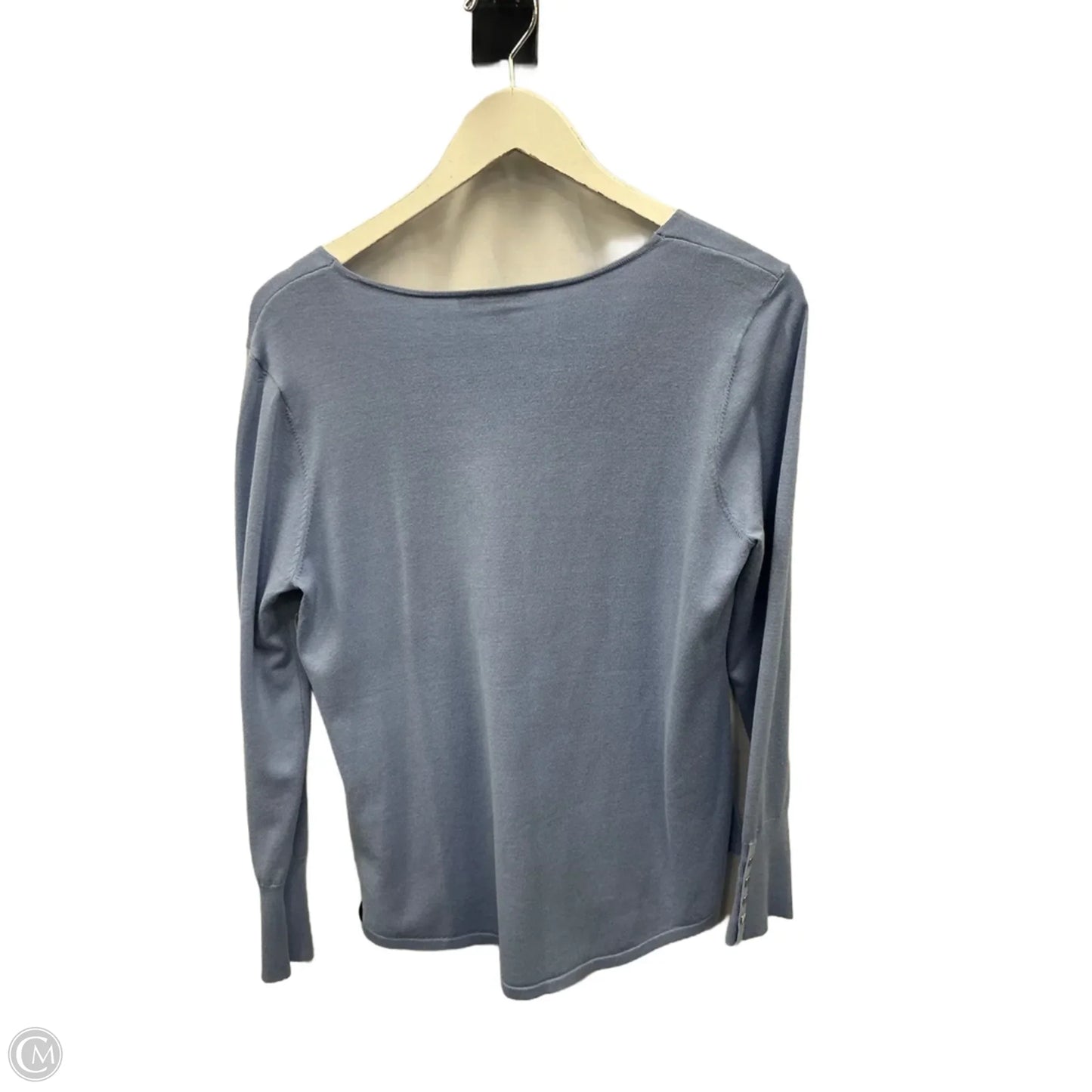 Top Long Sleeve By Chicos In Blue, Size: M