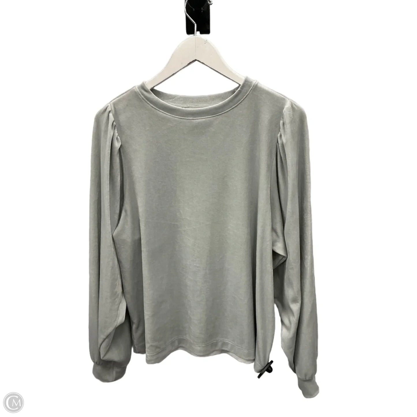 Top Long Sleeve By Loft In Grey, Size: L