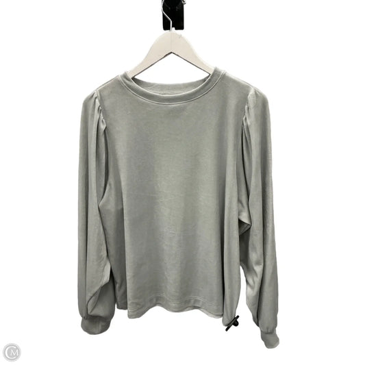 Top Long Sleeve By Loft In Grey, Size: L