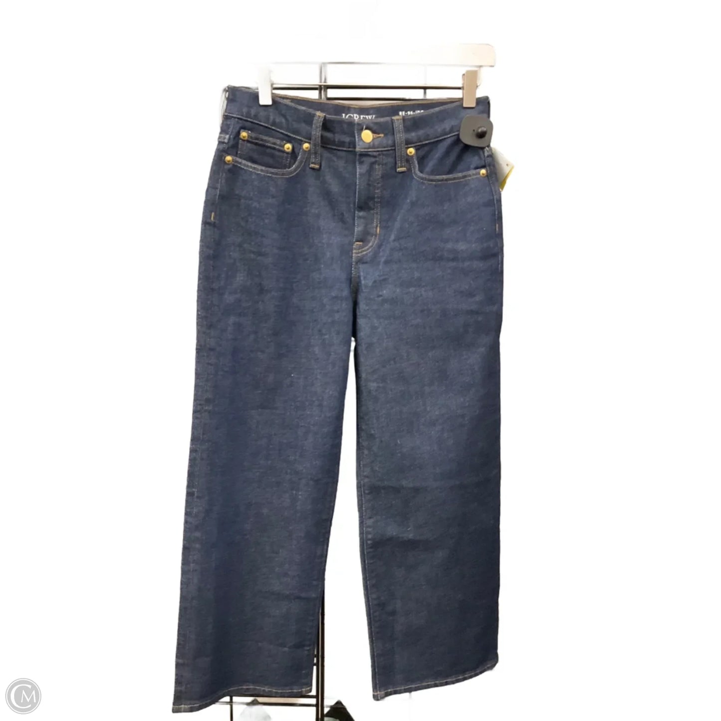 Jeans Wide Leg By J. Crew In Blue Denim, Size: 2p