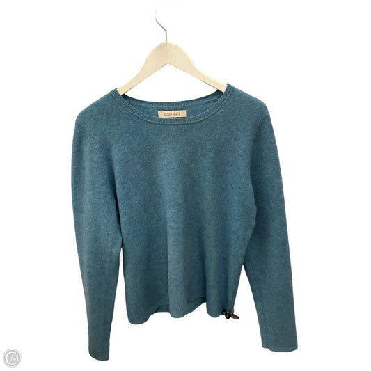 Sweater Cashmere By Ellen Tracy In Blue, Size: Xl