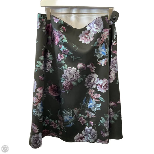 Skirt Midi By Roz And Ali In Black, Size: 12