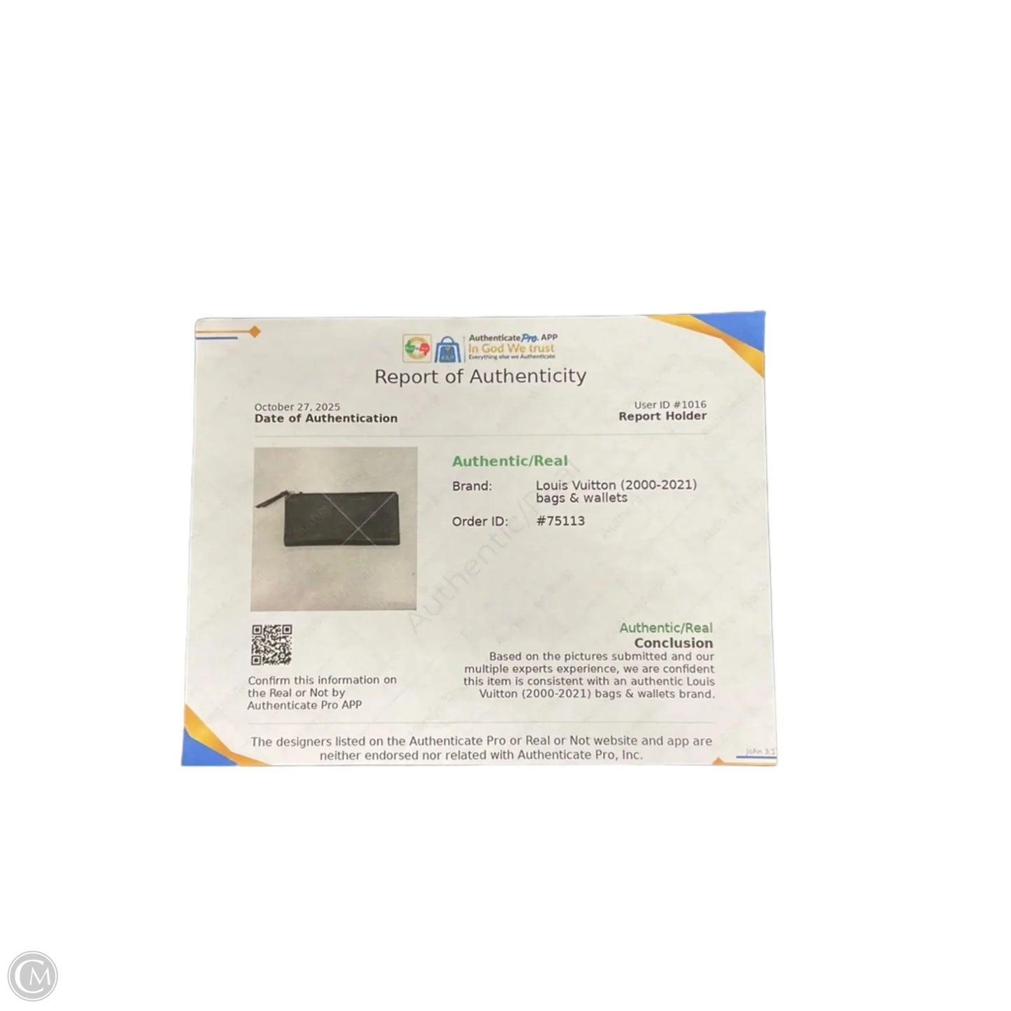 Wallet Luxury Designer By Louis Vuitton, Size: Medium