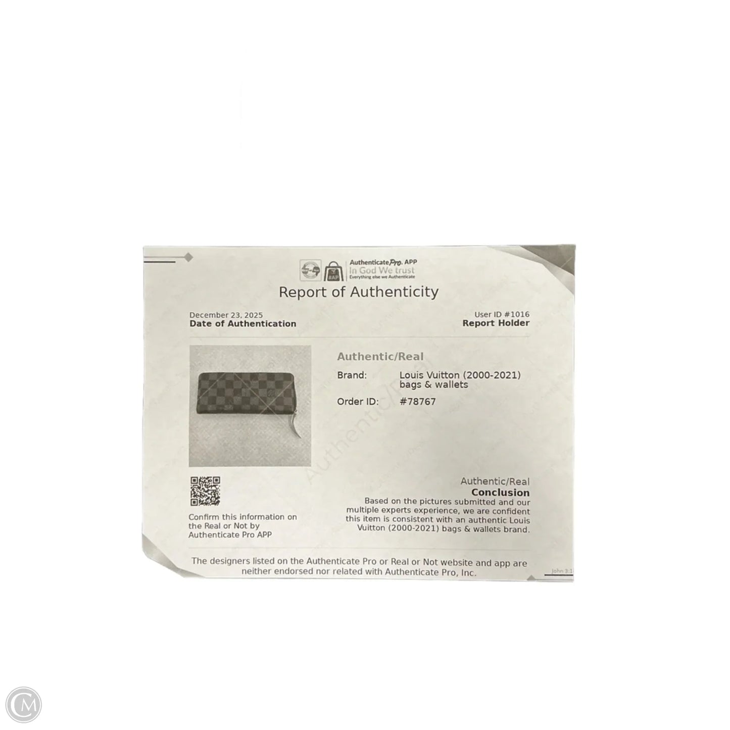 Wallet Luxury Designer By Louis Vuitton, Size: Large