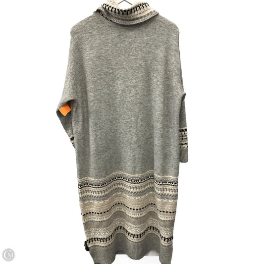 Dress Casual Maxi By Grace + Karma In Grey, Size: L