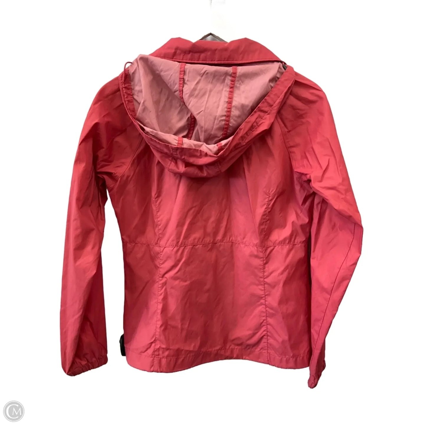 Jacket Windbreaker By Columbia In Coral, Size: S