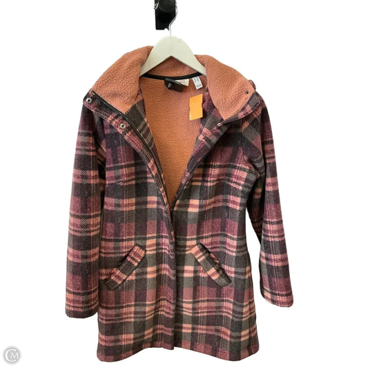 Coat Other By Denim And Co Qvc In Maroon, Size: Xs