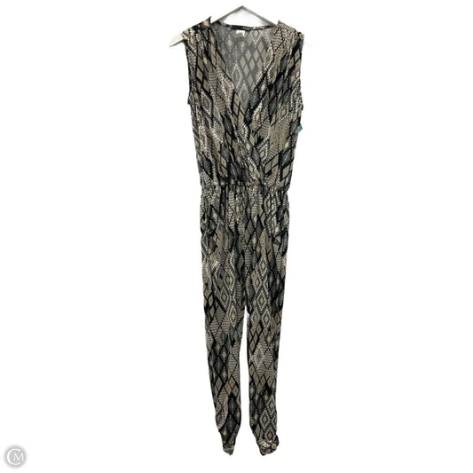 Jumpsuit By Ariella In Black & Brown, Size: M