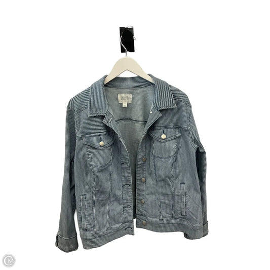 Jacket Denim By Market & Spruce In Blue, Size: 2x