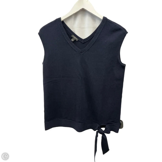 Top Sleeveless By Talbots In Navy, Size: Sp