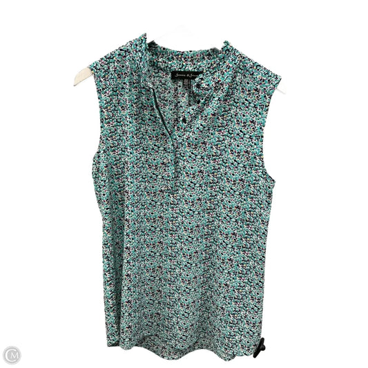 Blouse Sleeveless By Clothes Mentor In Teal, Size: M